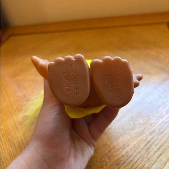 Dam Troll Doll 2005 Yellow with Yellow Dress - Picture 3 of 4